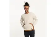 Hurley Capetown Windchill Crew Mens in Barley Bone