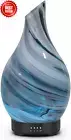 120ml Essential Oil Diffuser Glass Ultrasonic Humidifier Night Light Auto-Off