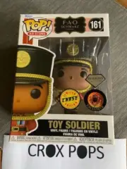 RARE CHASE Toy Soldier GLITTER Schwarz 161 Funko Pop Vinyl New in Mint Box+P/P