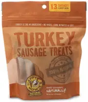 HAP12002 HAPPY HOWIE S Baker s Dozen Turkey Sausage Treats 4,1 Pack of 1 Piece