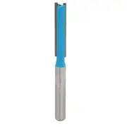 1/4-inchx1/4-inch 32mm Depth Double Flute Straight Router Bit Cutter Blue