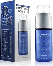 Continuous Spray Olive Oil Mister Dispenser Sprayer for Cooking | Best Air Fryer Accessories | Refillable Glass Bottle Spritzer | Unique Kitchen Tools Gadgets Gifts Under 25 Dollars | Blue