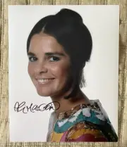 Ali McGraw Hand Signed Autograph 8x10 Photo With COA