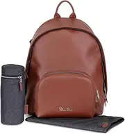 [Silver Cross] Baby Changing Bag | Travel Large Backpack | Newborn Baby Essentials | Pram Accessories | Vegan | Tan