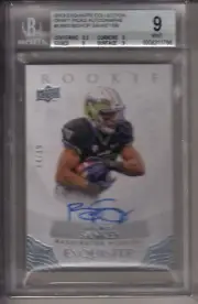 2013 UD Exquisite BISHOP SANKEY ON CARD AUTO AUTOGRAPH RC /99 BGS 9.0 MINT!