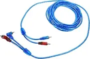 BELLIFFY Double RCA to Double RCA Audio Cable for Car m Stereo Cable Enhanced Performance for Car Audio System