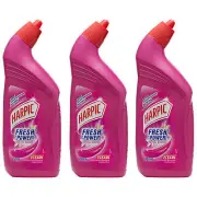 3x Harpic Fresh Power 450ml Cleaner Disinfectant Toilet Bowl Tropical Blossom