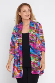 Lexie Easy Fit Jacket - Rainbow Mirage