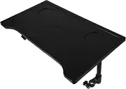 WOFASHPURET Folding Wheelchair Dining Table with Back Seat Cup Holder Lightweight Portable Tray for Eating Durable Construction for All Wheelchairs