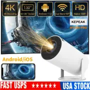 4K Mini Projector 10000 Lumen LED 1080P WiFi Bluetooth UHD Portable Home Theater
