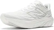 [New Balance] Men's Fresh Foam X 1080 V13 Running Shoe, White/Light Silver Metallic, 15 Narrow