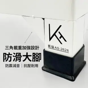 【生活King】不鏽鋼長寬可調洗衣機底座-白色(家電底座/增高架/墊高座)