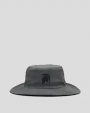 [Sparta] Sparta Men's High Tech Reversible Wide Brim Hat in Black/Grey One Size Black/Grey