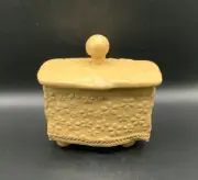 Jewelry/Trinket Box/Toothpick- Handmade Pottery - Small Studio Artist ClaybyKirt
