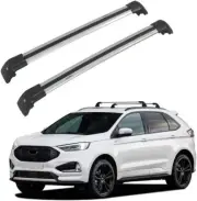 2Pcs Lockable Roof Rail Rack Cross Bar Crossbar Fits For Ford Edge 2015-2022
