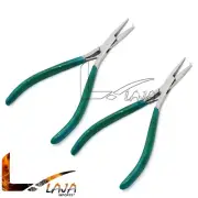 2 Pcs 5 1/2" Mini Split Ring Pliers New Style With PVC Grips
