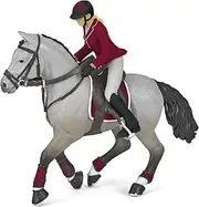 Papo Competition Horse and Horsewoman Figurine