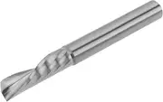 EMSea O Flute Downcut Spiral Rouer Bits 1/4 Inch 22mm Cutting Length for Aluminum Plastic Acrylic Wood MDF PVC