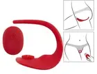 Vaginal vibrator double stimulation anal clitoris small vibrating dildo