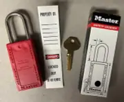 Master Lock No. 411 Safety Lockout Padlock