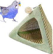 Bird Hammock, Hangable Parakeet Bed, Decorative Lovebird Nest, Soft Breathable Fabric, Cozy Cooling Hideaway, Cage Aviary Indoor Outdoor Use, 7.28x7.28 Inches, Assorted Colors