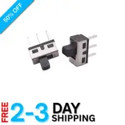 Durable Panel Mount Slide Switch Set - 20 x 1P2T 125/250V for DIY Projects