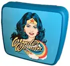 Tupperware Wonder Woman Sandwich Keeper Hinged Lunch To Go Snap Closure Marvel