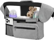 Pram Caddy Baby Stroller Organizer with 2 Cup Holder Waterproof Oxford Stroller