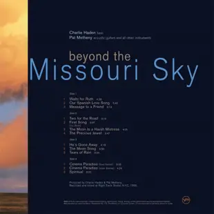 Charlie Haden & Pat Metheny / Beyond The Missouri Sky (180g 2LP)