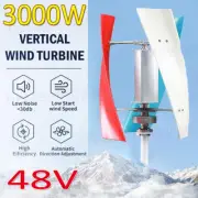 3KW Vertical Wind Turbine 3-Phase Permanent Magnet Generator 48V MPPT Controller