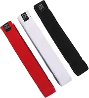 [Yardwe] 3pc Karate Belt Set Taekwondo Cotton Uniform Waistband for Martial Arts Training