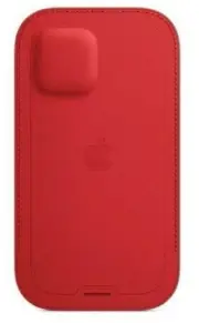 Apple iPhone 12 Mini Leather Sleeve with MagSafe - (Product) RED - MHMR3ZM/A