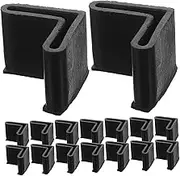 Tofficu 30Pcs Rubber Furniture Feet Protectors Shaped Chair Leg Caps Soft Pads for Desk and Bed Legs Durable Floor Protectors for Scratch Resistance Easy to Use