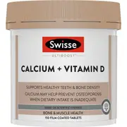 Swisse Ultiboost Calcium + Vitamin D Tablet 150