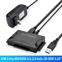 在飛比找蝦皮購物優惠-Usb 3.0 轉 2.5 英寸 IDE 電纜組 + 3.5