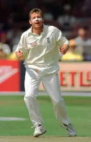 Robert Croft England Old Player Cricket Photo 2