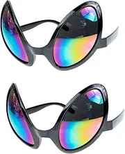 [OATIPHO] 2pcs Holiday Accessories Decorative Sunglasses Party Sunglasses Holiday Sunglasses Dancing Party Glasses Glasses Fun Summer Sunglasses Party Supplies Party Glasses