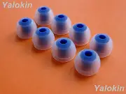 8 pcs Large Comfort Stay (C-BL) Replacement Eartips for Jaybird X2 Headphones