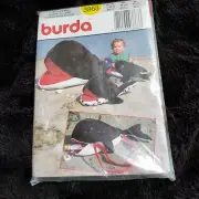 Burda 3863 Plush Whale in 3 sizes and Bag Backpack Sewing Pattern SEALED