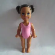 NEW Barbie Skipper Babysitter Kiddie Pool Playset Toddler Doll in Pink Swim Suit