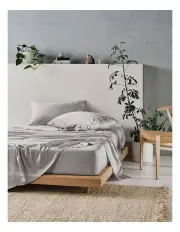 [Linen House] 375TC TENCEL Sheet Set in Silver