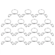 15 Pcs Fuel Line Hose Tubing Spring Clips 8.5mm Water Pipe Spring Clip Clamps