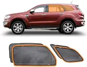 X-CAR Port Rear Window Sun Shade for Ford Everest 2015-2022 Magnetic Car Sun Blind Mesh