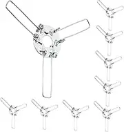 HOMSFOU 24Pcs Lampshade Fixators Spring Clips for DIY Lamp Projects Durable Adapter Clips for Home Office Cafe Lampshade Installation Parts