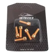 1 Set MTB Bicycle Handlebar Screws Titanium-plated Colorful Screws M5*18MM stem riser screws gold