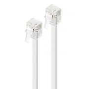1M Rj12 Telephone Cables 6P 6C Male To Male