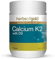 Herbs of Gold Calcium K2 D3 180 Tablets