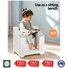 Kids Storage Toy Box Chest Blanket Children Clothes Shoes Books Organiser Shelf