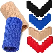 Mobestech Finger Compression Sleeve Finger Sleeves 40pcs Compression Bandage for Sports