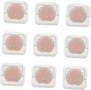 ERINGOGO 24pcs Socket Protection Cover Smart Door Stopper Surge Protector Electric Proof Stoppers Multi Plug Blocker Sturdy Outlet Protector Power Cable Hider Wire Outdoor Handle Brown